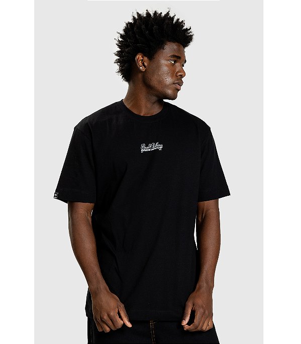 CAMISETA BAW REGULAR CLASSY SPORTY - PRETO