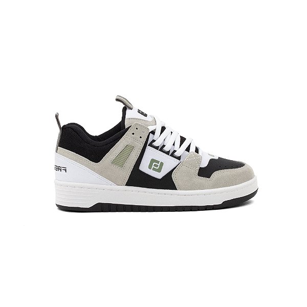 Tênis freeday Ghetto - Cinza/Preto/Branco