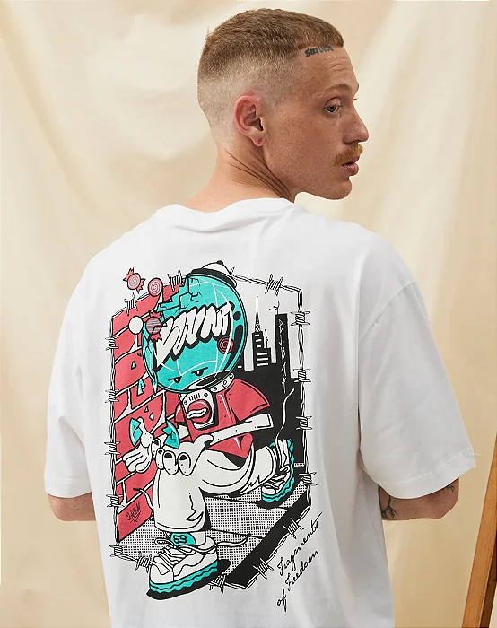 Camiseta Blunt Gumball - Branca