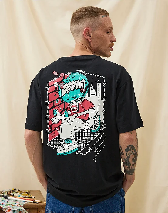Camiseta Blunt Gumball - Preta