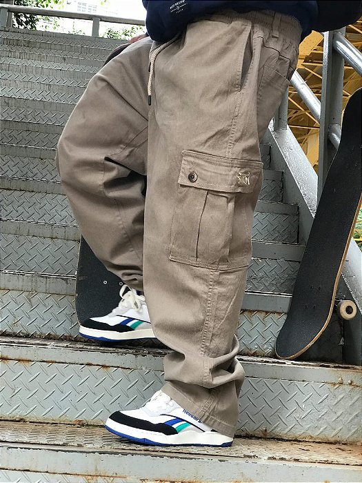 Calça Foton Cotele Cargo Kaki
