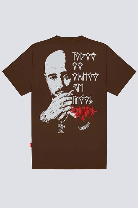 Camiseta Chronic 4203 Big - Marrom