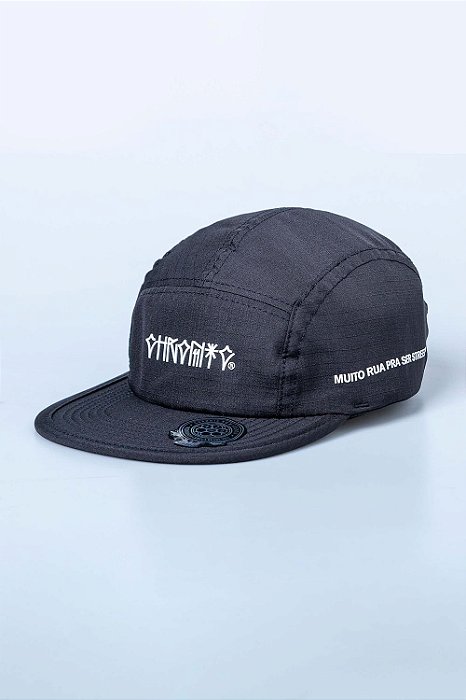 Boné Chronic Five Panel 169 Rua - Preto