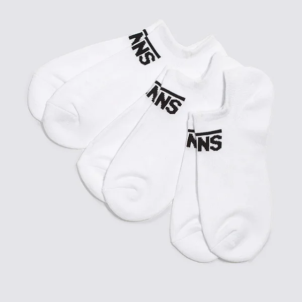 MEIA VANS CLASSIC KICK WHITE (3 PARES) - 30 ao 35
