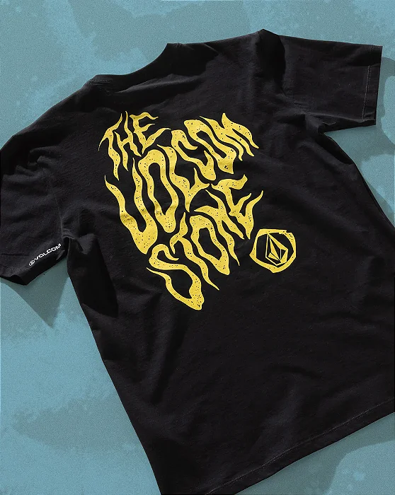 Camiseta Volcom Wavvyy - Preta