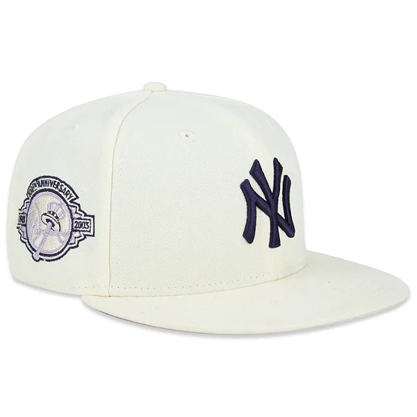 Boné New Era 5950 New York Yankees Action Sunset Off White - 7 1/4