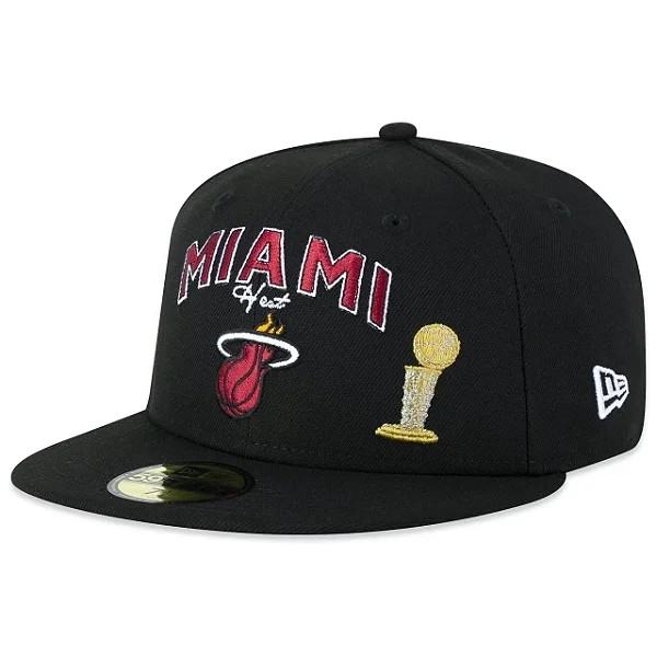 Boné New Era 59FIFTY Fitted Miami Heat - 7 1/8
