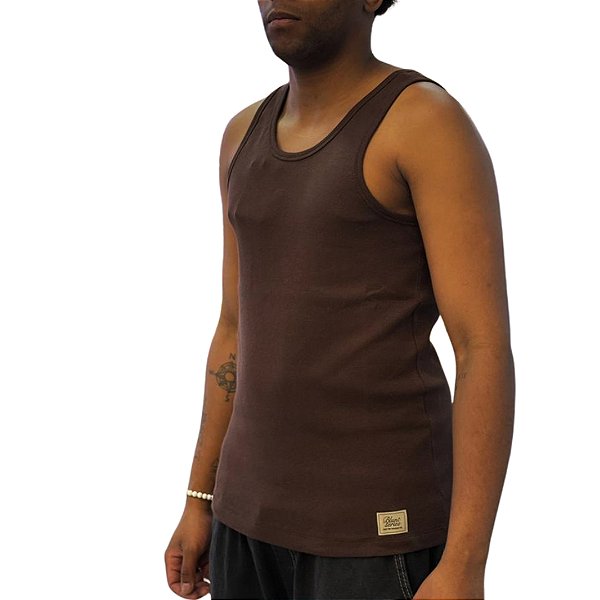 Regata Blunt Couture Canelada -  Marrom