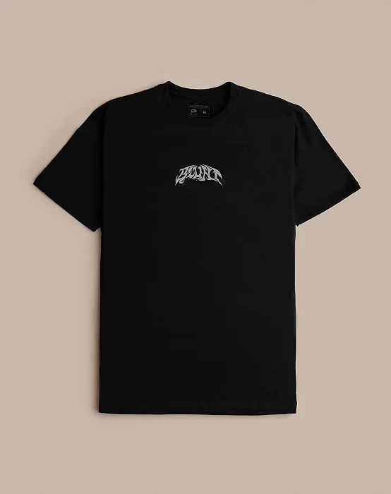 Camiseta Blunt Basics Lettering - Preto