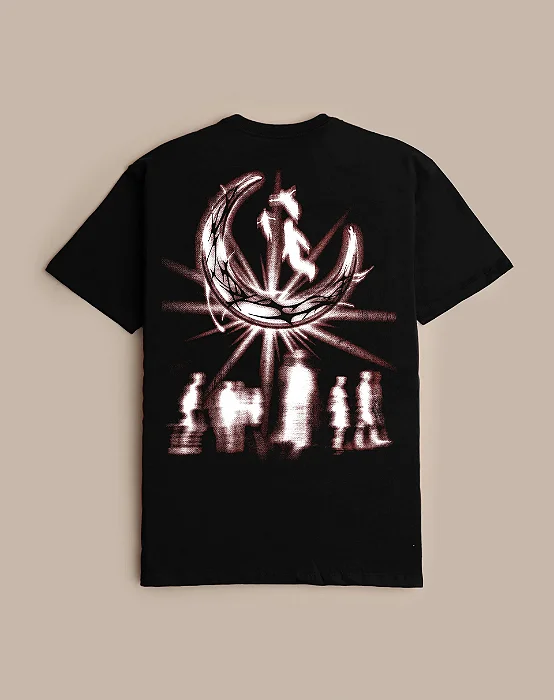 Camiseta Blunt Plus-Size Oversized Solage - Preto