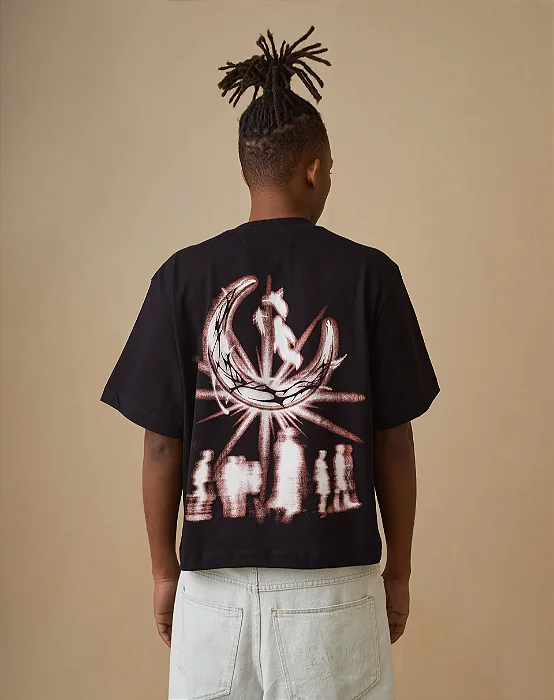 Camiseta Blunt Boxy Solace - Preto