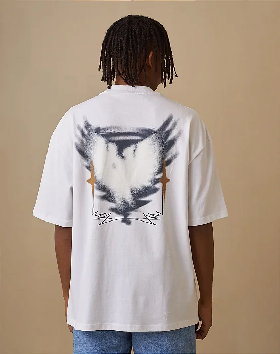 Camiseta Blunt Oversized Hurricane - Branca