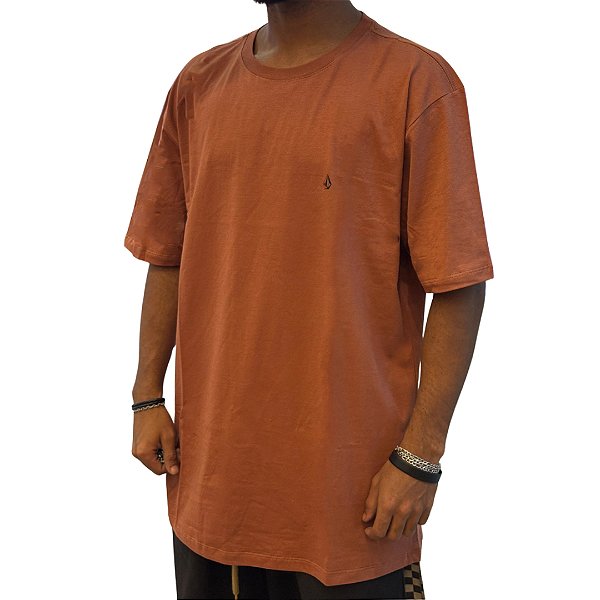 Camiseta Volcom Stone Blanks Cobre