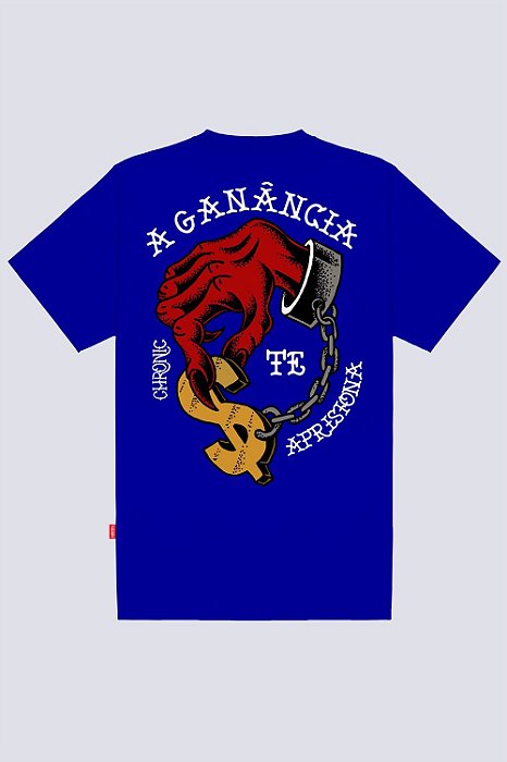 Camiseta Chronic 4335 - Azul (Tamanho Big)
