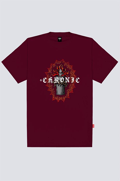Camiseta Chronic 4176 - Vinho (Tamanho Big)