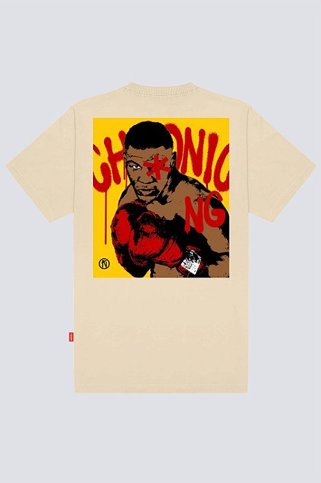 Camiseta Chronic 4191 - Mike - Bege Off (Tamanho Big)