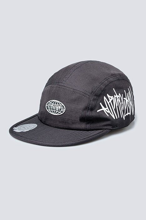 Boné Chronic Five Panel 188 - Preto/Preto