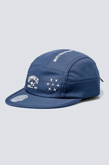 Boné Chronic Five Panel 186 Star - Marinho