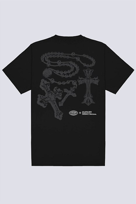 Camiseta Chronic Oversized Fé 4243 - Preta
