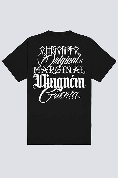 Camiseta Chronic Oversized Rua 4286 - Preta