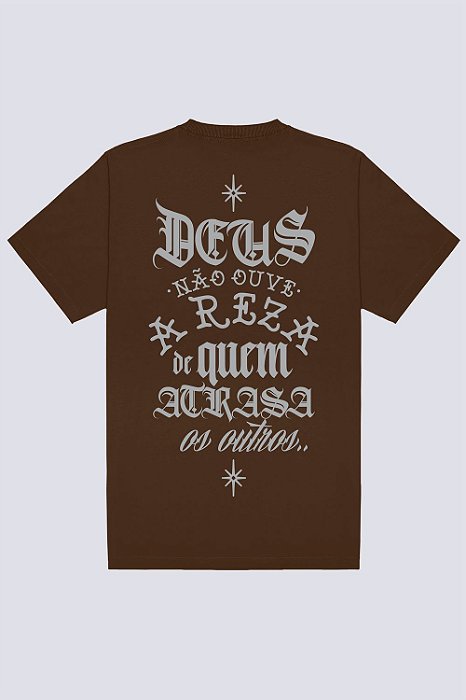 Camiseta Chronic Oversized Reza 4240 - Marrom