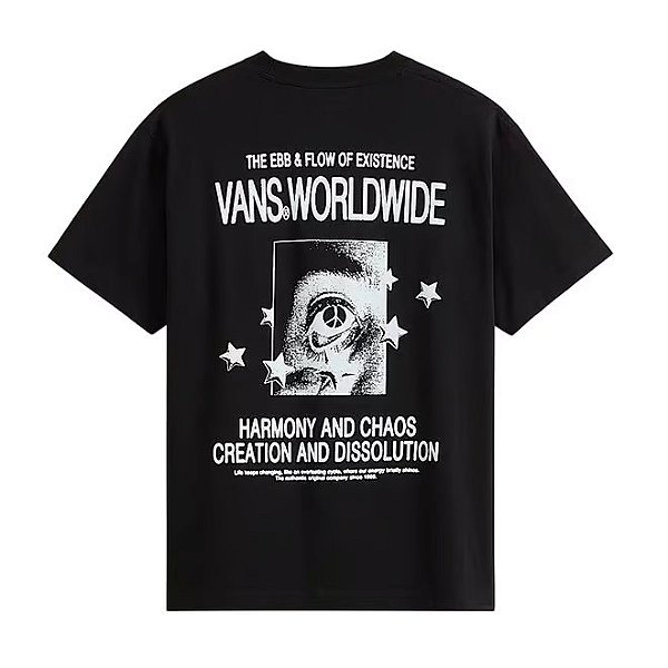 camiseta Vans Premium Chaos - Preta