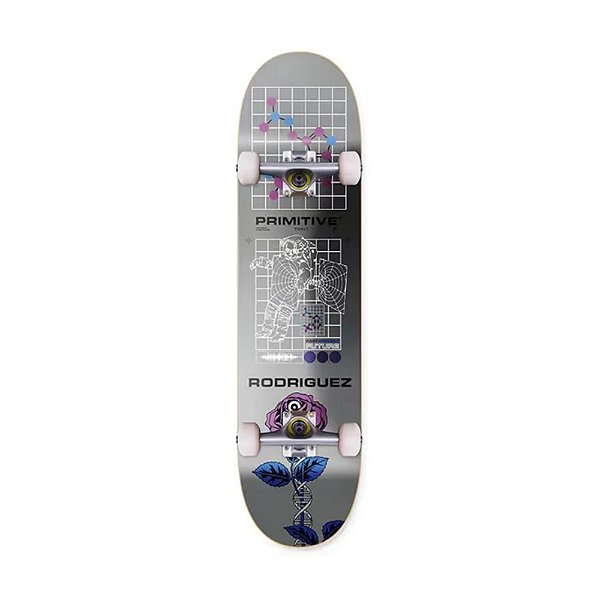 Skate Primitive Montado Paul Rodriguez Spaced Out Prata