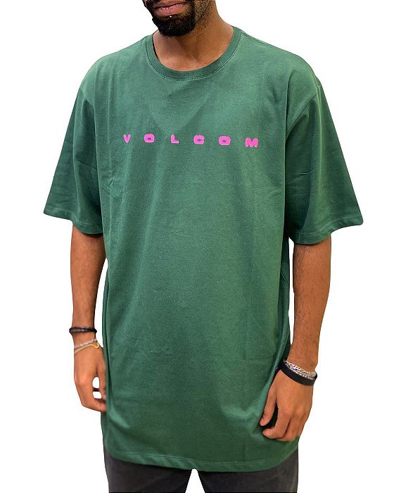 Camiseta Volcom Yewwro - Verde