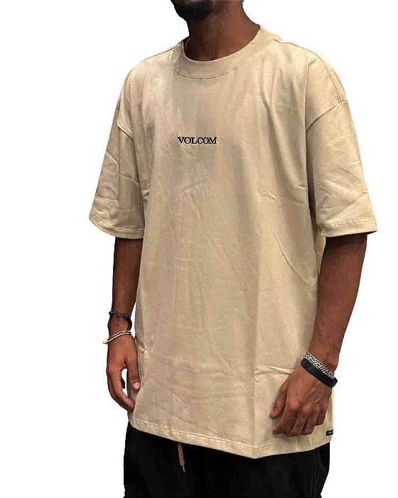 Camiseta Volcon Stone Oversized Especial  - Bege