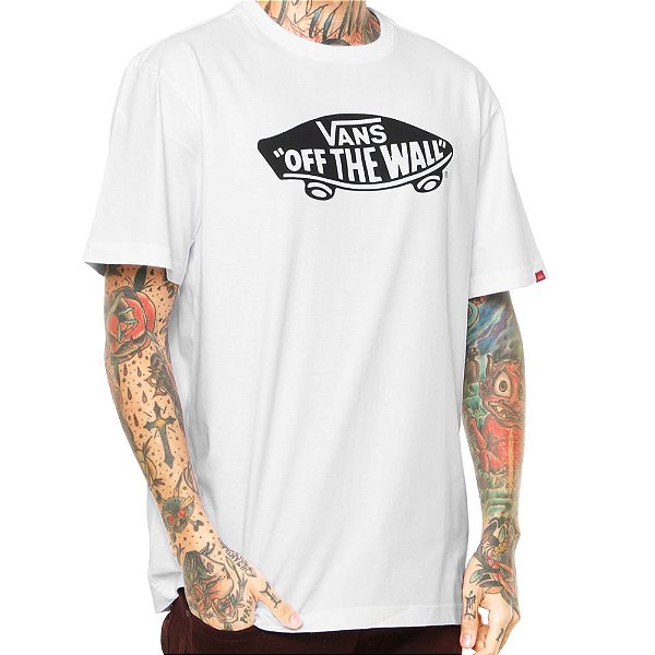 CAMISETA VANS CUTOM OTW - BRANCA