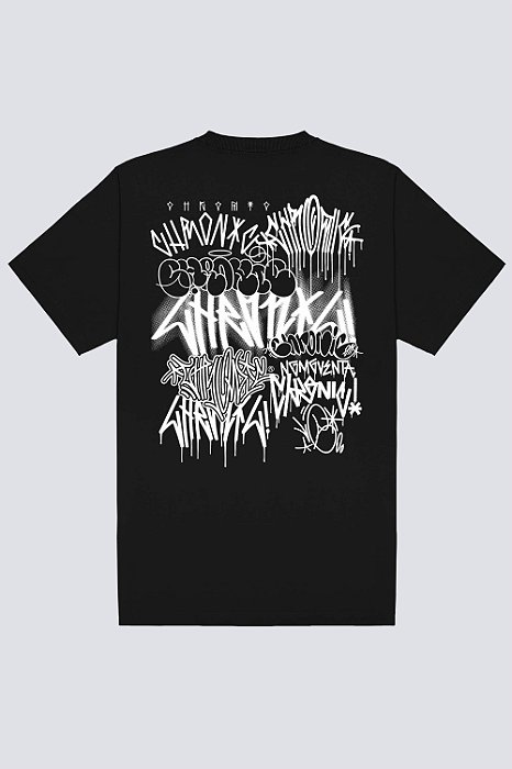 CAMISETA CHRONIC OVERSIZED PRETA 4537