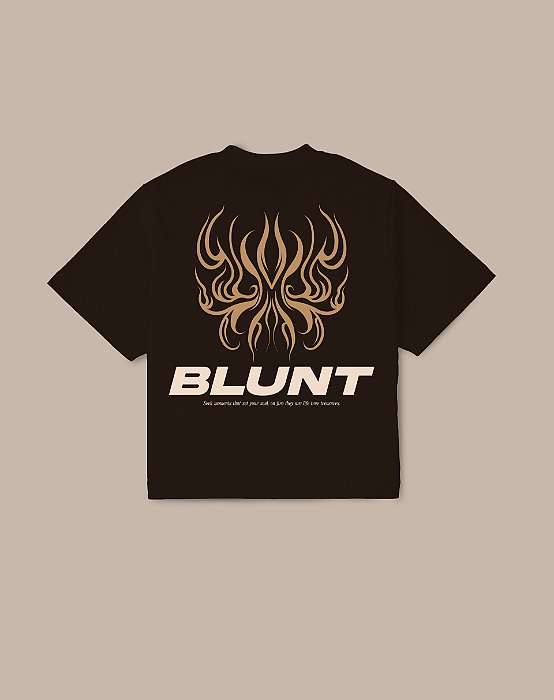 Camiseta Blunt Boxy Prime - Marrom
