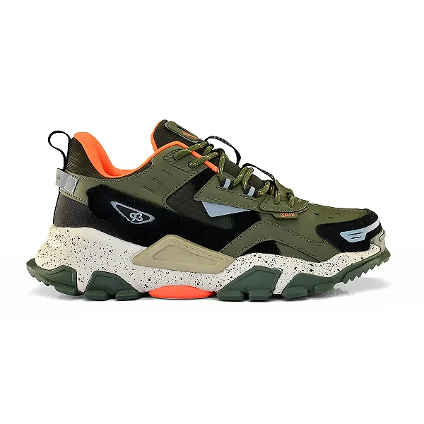 Tênis Qix Trek Out Door - Verde e Preto