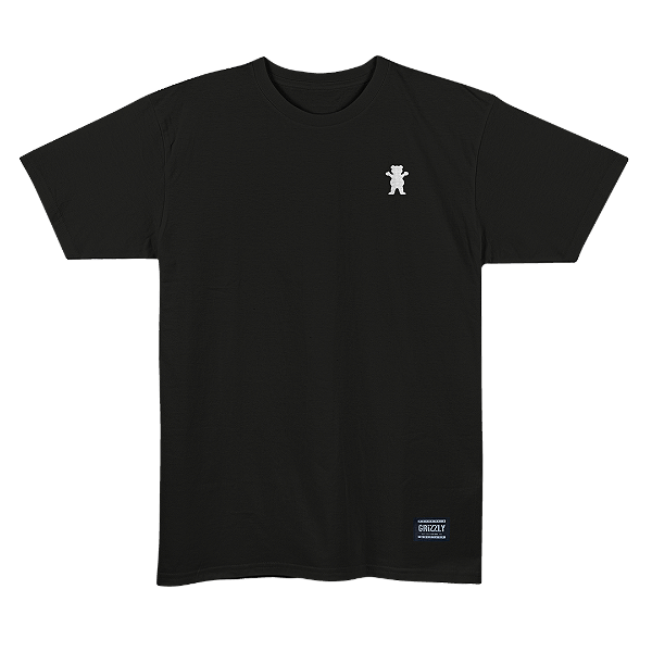 Camiseta Grizzly Mini Og Bear Refr - Black
