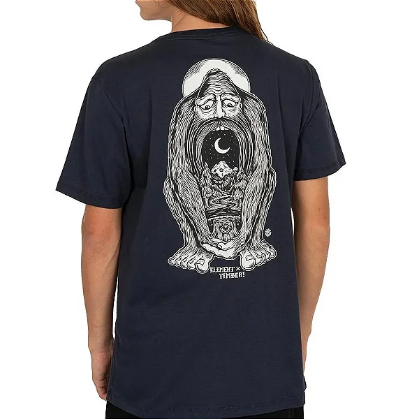 Camiseta Element Premium Woodman - Marinho