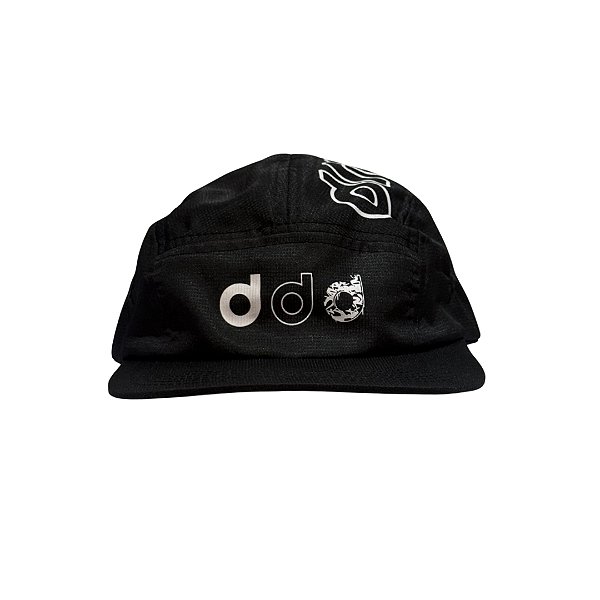 Boné Five Panel Drama Full Black Logo