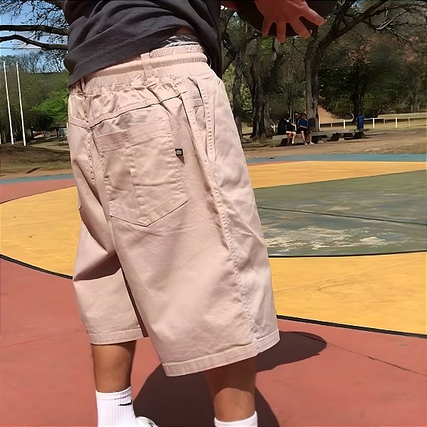 Bermuda Foton Sarja Basic elast. Areia