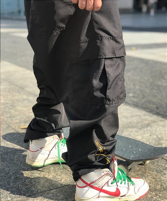 Calça Foton Ripstop All Black Elast. Premium