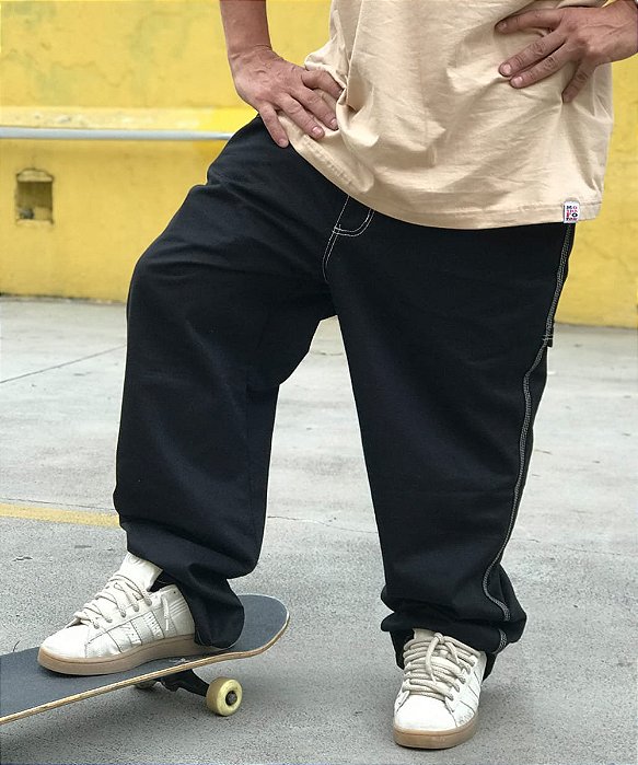 Calça Foton Sarja Carpentereiro Black Liner