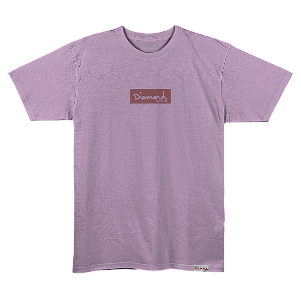 Camiseta Diamond Box Logo - Lavander