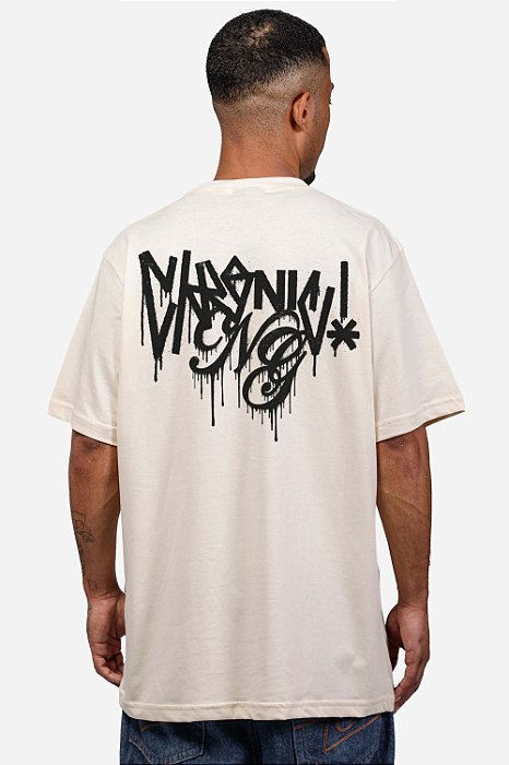 CAMISETA CHRONIC OVERSIZED 4453 Mask - Bege Off