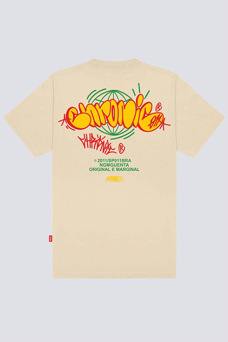 Camiseta Chronic 4490 Tags - Bege Off
