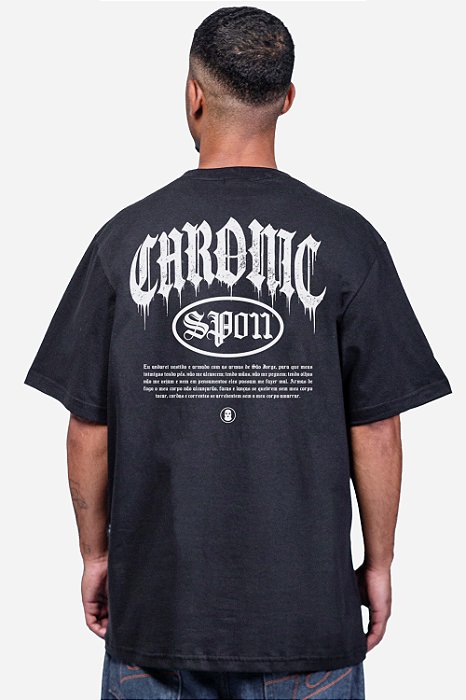 Camiseta Chronic Oversized 4463 - Preta