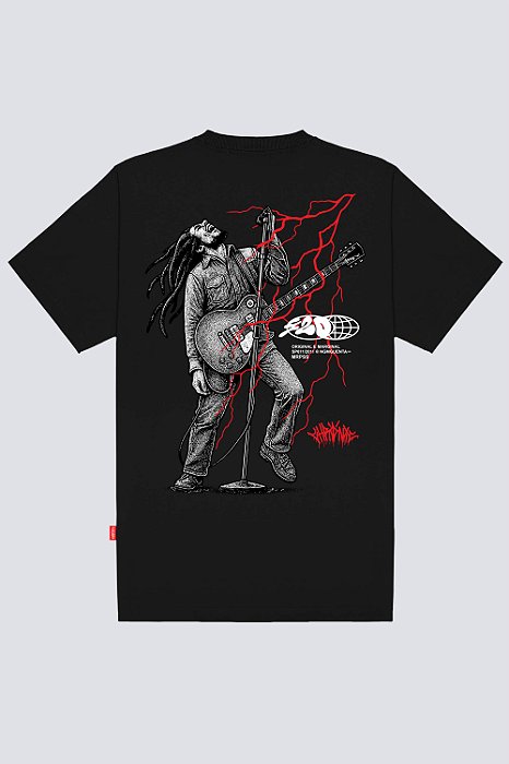 Camiseta Chronic 4492 Bob - Preta