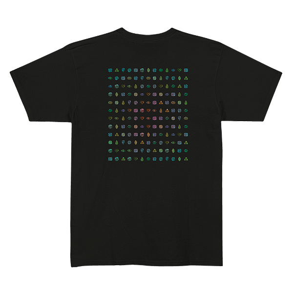 Camiseta Diamond All Over Gems - Black