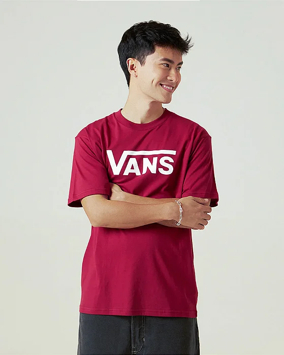 Camiseta Vans ss classic bordeaux