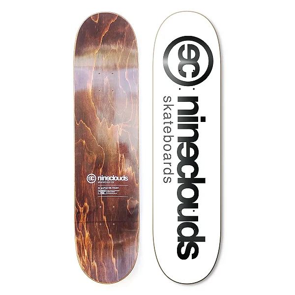 Shape Nineclouds Maple Full Logo White 8.125"