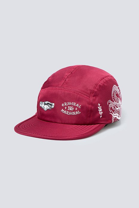 BONÉ CHRONIC FIVE PANEL 2025 -208 DRAGON - VINHO