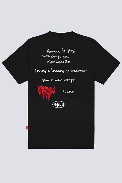 Camiseta Chronic Oversized 4476 Preta