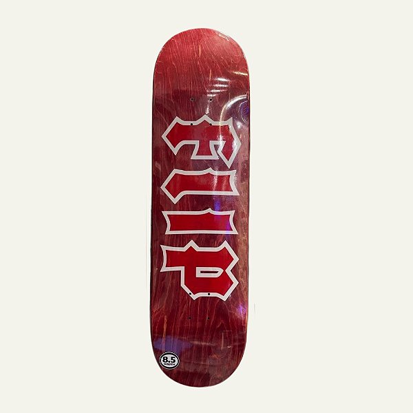 SHAPE FLIP CANCELLED LGO RED 8.5''